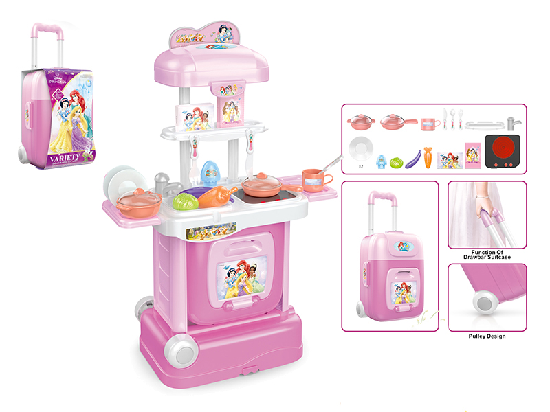 Kitchen Set Drawbar Suitcase(Princess)