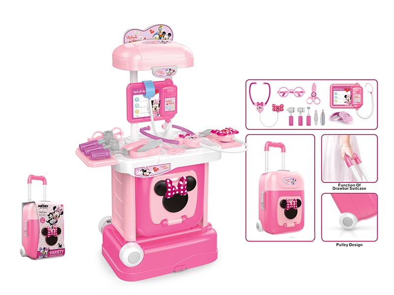 Doctor Set Drawbar Suitcase(Minnie)