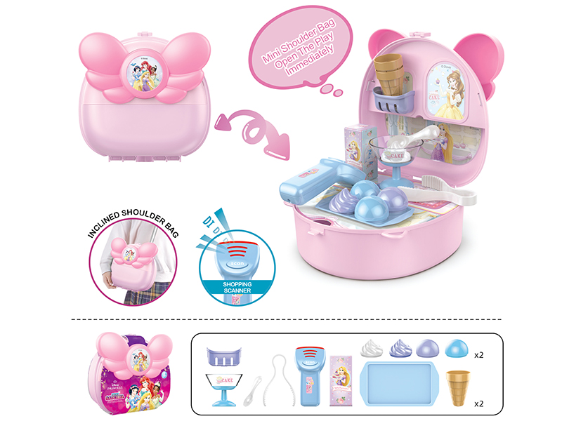Disney Princess Shoulder Bag Ice Cream Shop Play Set