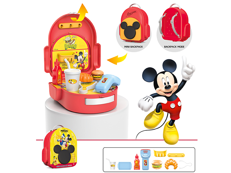 Mini Backpack - Fast Food Store Set(Mickey)