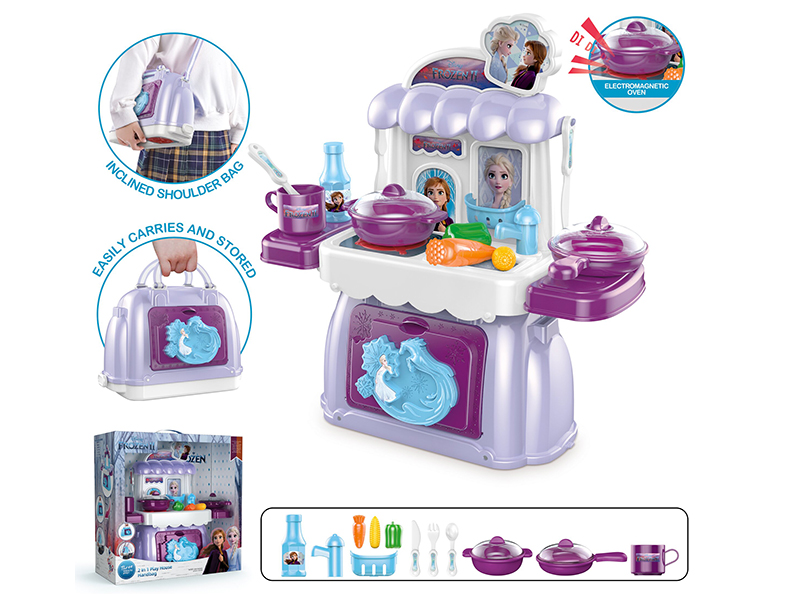 2 In 1 Play House Handbag & Kitchen