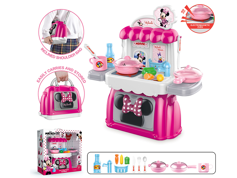 2 In 1 Play House Handbag & Kitchen