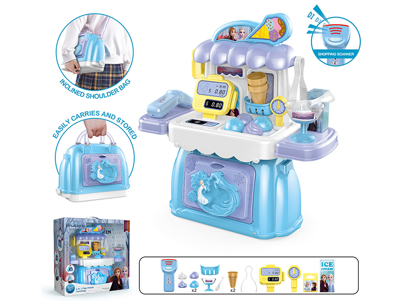 2 In 1 Play House Handbag & Ice Cream Shop
