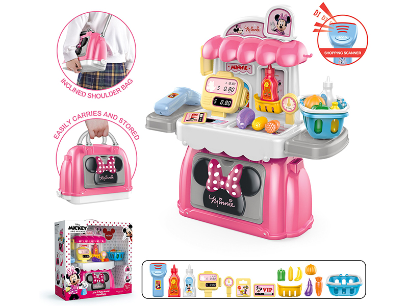 2 In 1 Play House Handbag & Super Market
