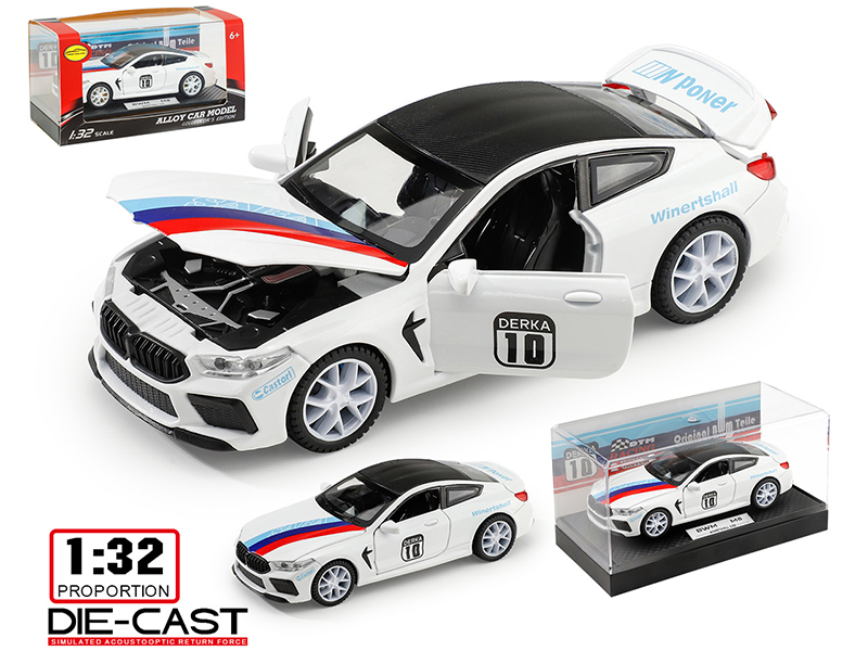 1:32 BMW M8 Alloy Racing Car