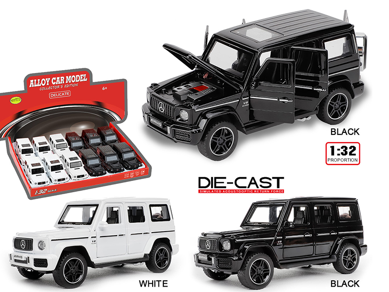 1:32 Mercedes-Benz G63 Alloy Car(12PCS)