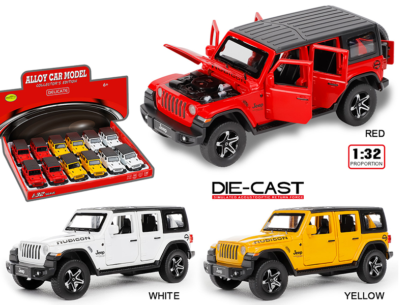1:32 Wrangler Alloy Car(12PCS)