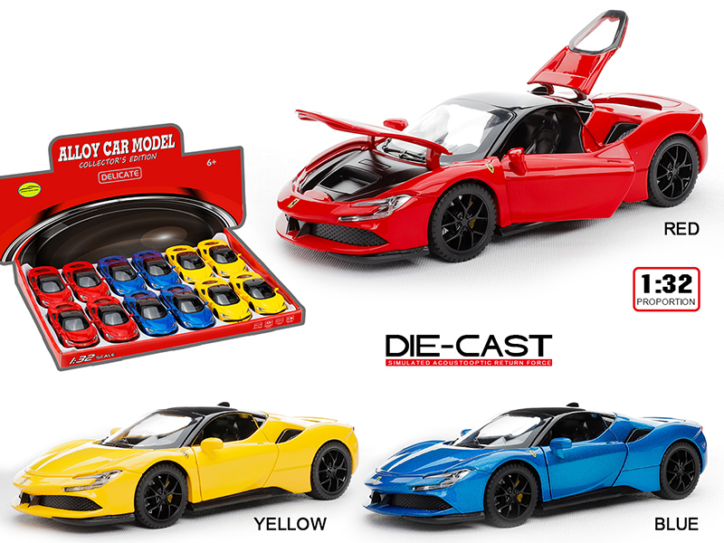 1:32 Ferrari SF90 Alloy Car(12PCS)