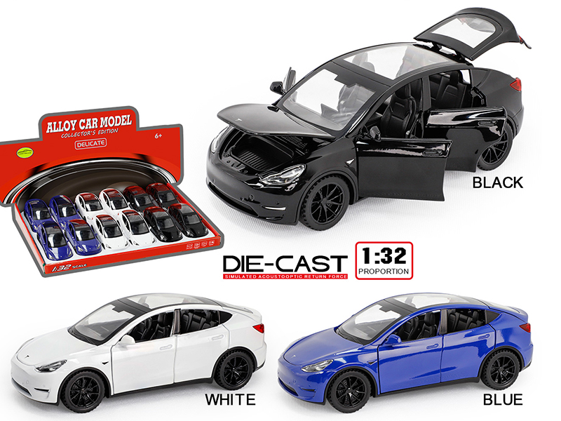 1:32 Tesla Model Y Alloy Car(12PCS)