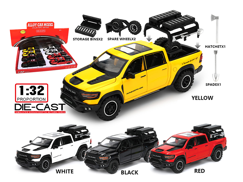 1:32 Mammoth Pickup Alloy Car(8PCS)