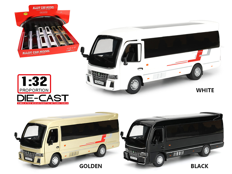 1:32 Toyota Coaster Alloy Car(12PCS)