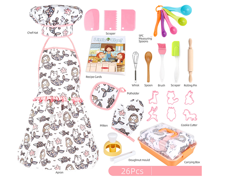 Children's Baking Kitchen Set With Apron