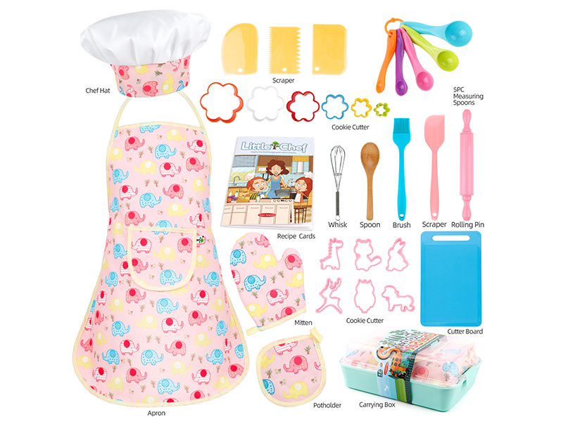 Children's Baking Kitchen Set With Apron 31PCS