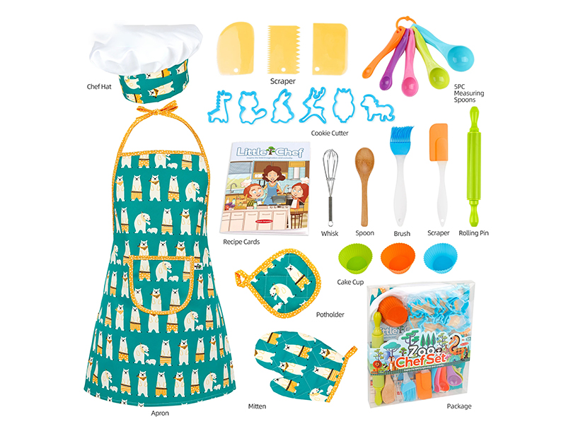 Children's Baking Kitchen Set With Apron