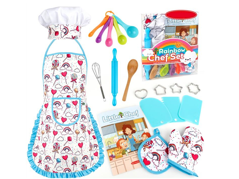 Children's Baking Kitchen Set With Apron 20PCS