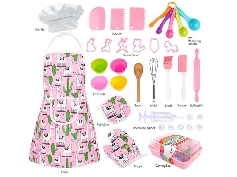 Children's Baking Kitchen Set With Apron