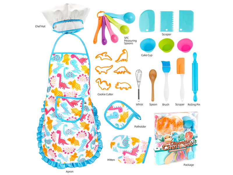 Children's Baking Kitchen Set With Apron
