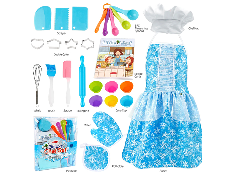 Children's Baking Kitchen Set With Apron