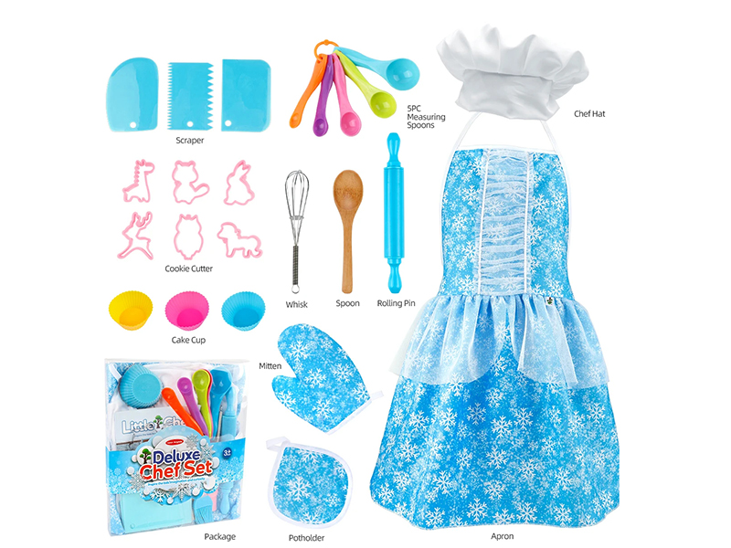 Children's Baking Kitchen Set With Apron