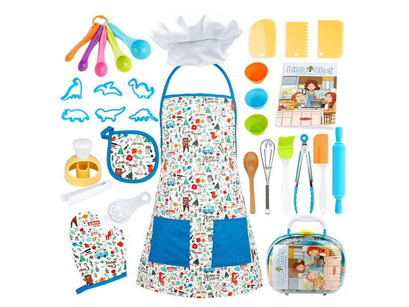 Children's Baking Kitchen Set With Apron