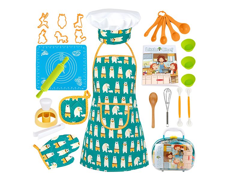 Children's Baking Kitchen Set With Apron