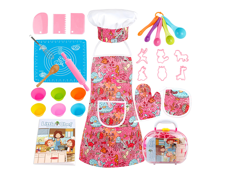 Children's Baking Kitchen Set With Apron