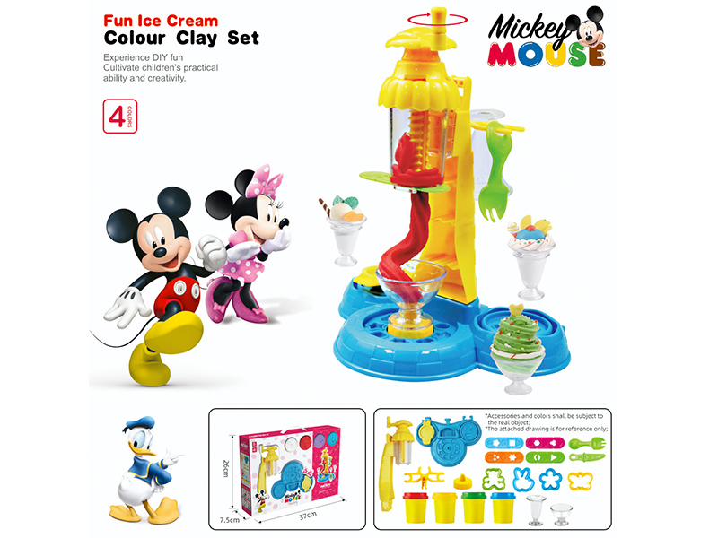 Disney Fun Ice Cream Colour Clay Set