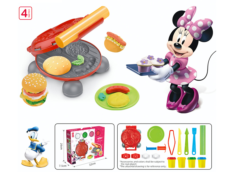 Disney Fun Hamburger Colour Clay Set