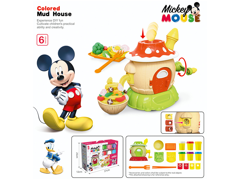 Disney Fun Tree House Colored Clay Set
