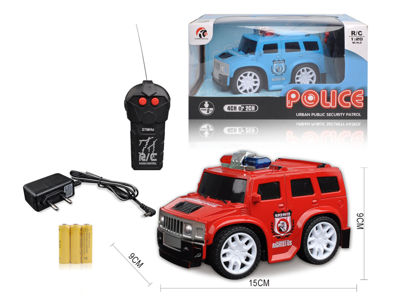 1:20 2CH R/C Q-Version Hummer Police Car