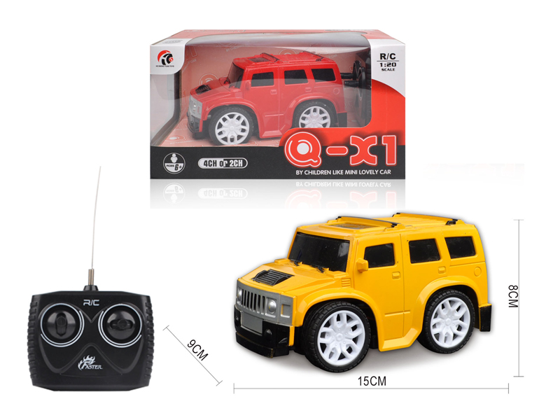 1:20 4CH R/C Q-Version Hummer Simulation Vehicle