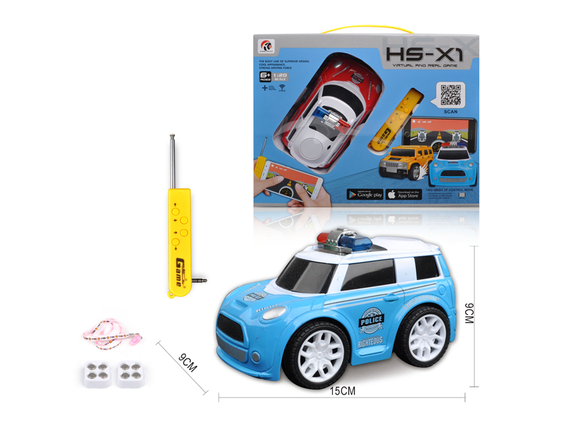 1:20 4CH R/C Q-Version Mini Police Car