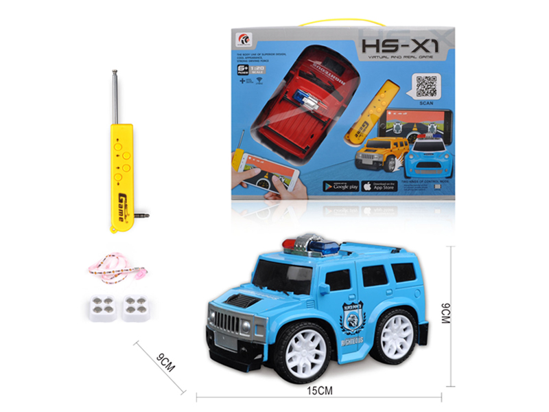 1:20 4CH R/C Q-Version Hummer Police Car