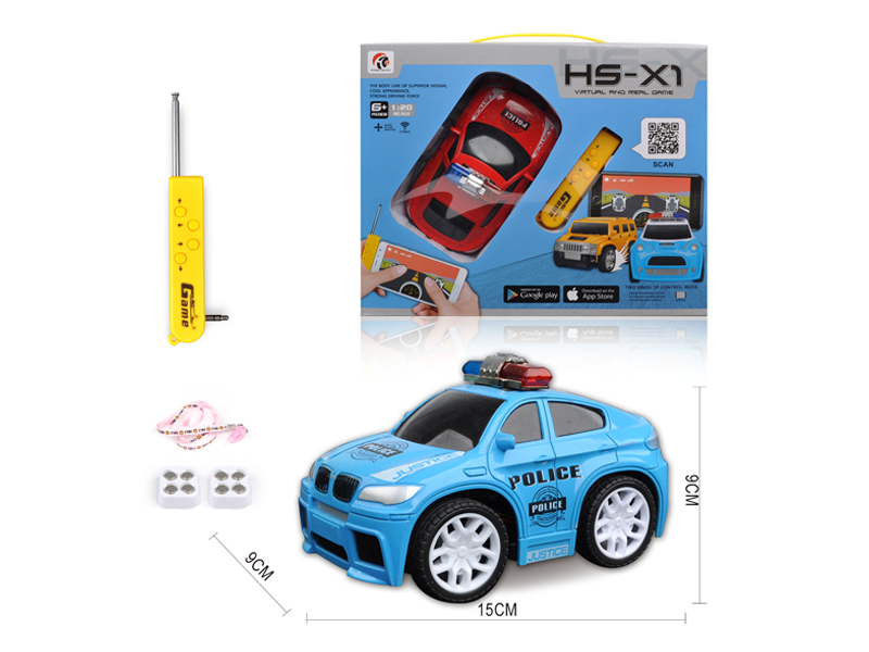 1:20 4CH R/C Q-Version BMW X6 Police Car