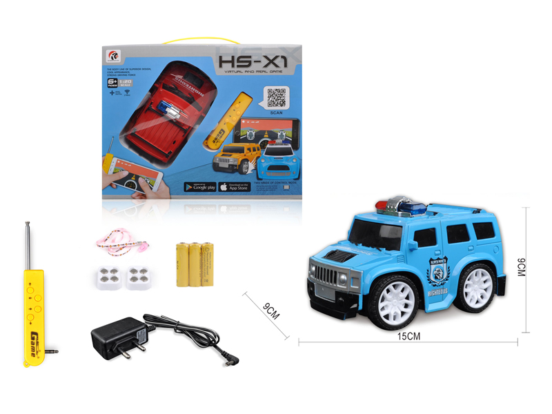 1:20 4CH R/C Q-Version Hummer Police Car