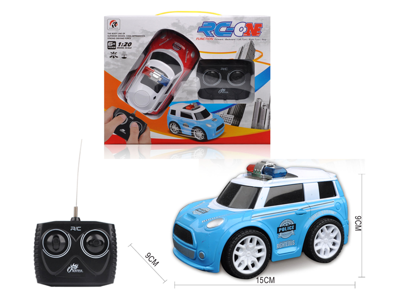 1:20 4CH R/C Q-Version Mini Police Car