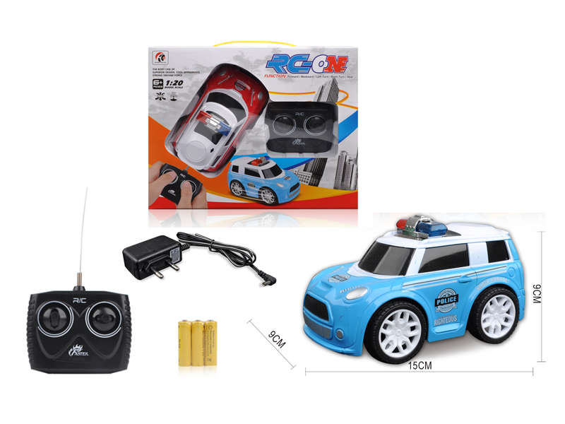 1:20 4CH R/C Q-Version Mini Police Car