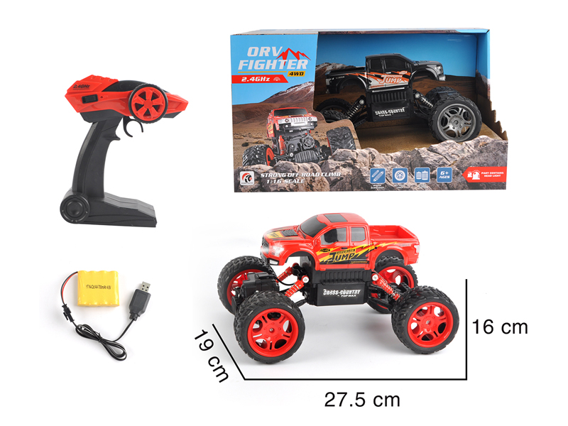 1:16 4CH R/C 4WD Pickup Climbing Car