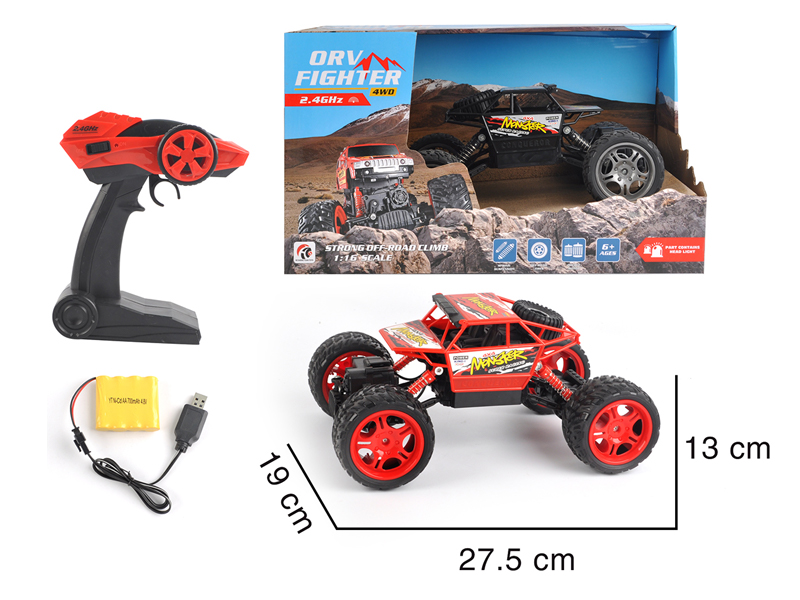 1:16 4CH R/C 4WD Skeleton Climbing Vehicle