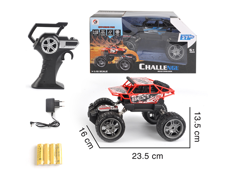 1:18 4CH R/C 2WD Skeleton Climbing Vehicle