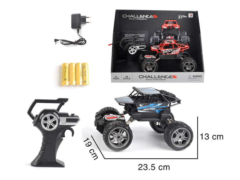 1:18 4CH R/C 2WD Skeleton Climbing Vehicle