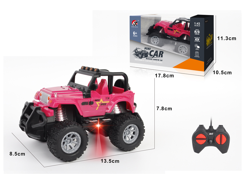 1:43 4CH R/C Wrangler