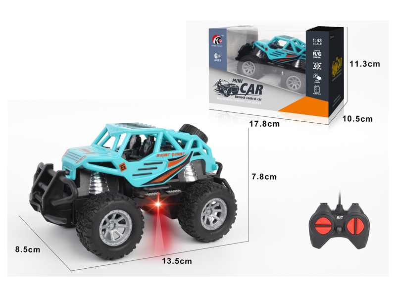 1:43 4CH R/C Skeleton Off-Road Vehicle