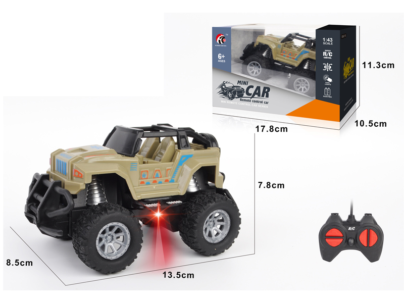 1:43 4CH R/C Off Road Vehicles Without Canopies