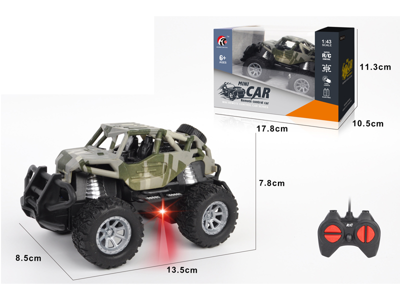 1:43 4CH R/C Skeleton Off-Road Vehicle