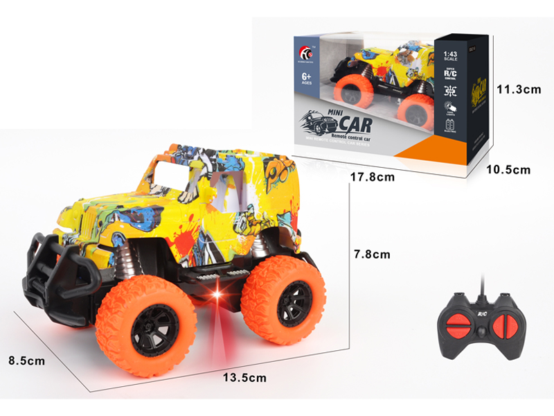 1:43 4CH R/C Wrangler