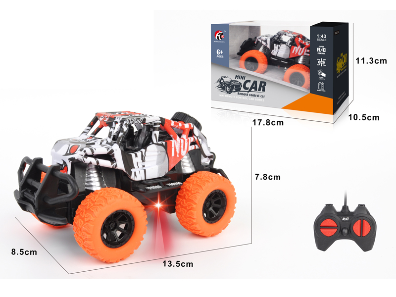 1:43 4CH R/C Skeleton Off-Road Vehicle