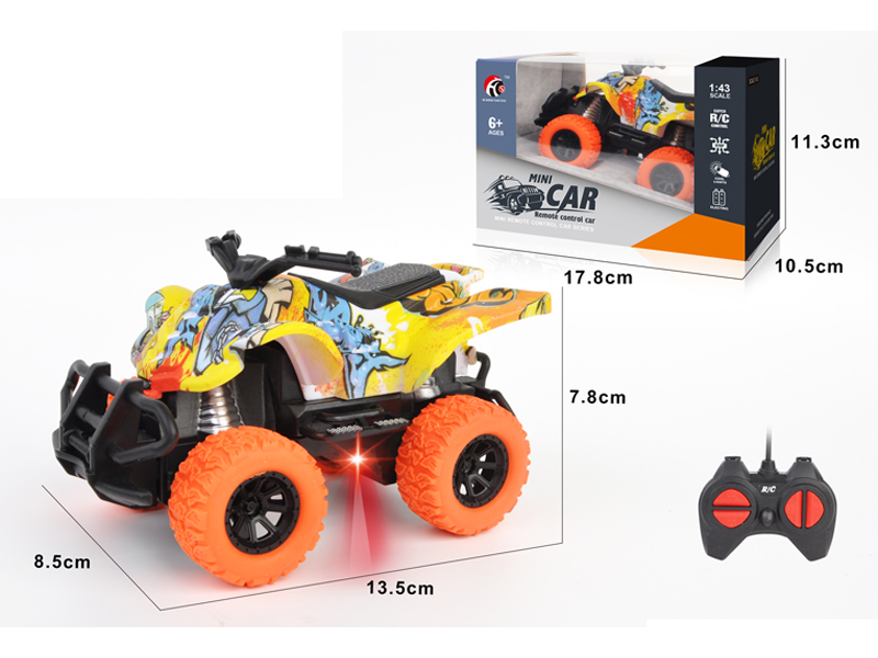 1:43 4CH R/C Beach Motorcycle