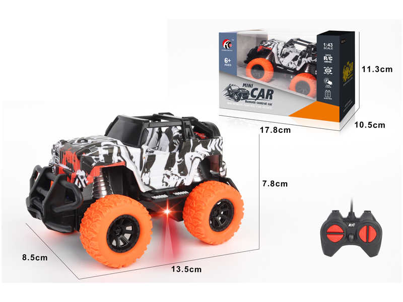 1:43 4CH R/C Skeleton Off-Road Vehicle