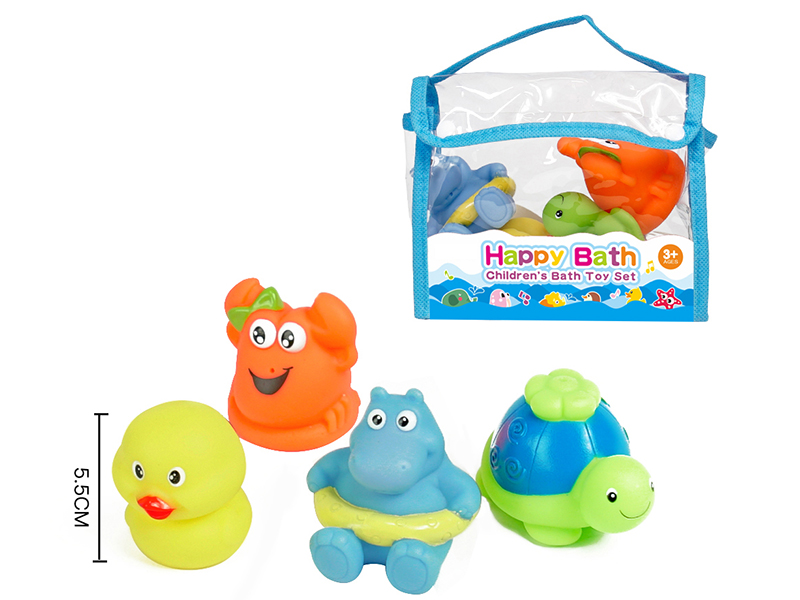 Water Spray Animals Bath Toys(Environmental)4pcs